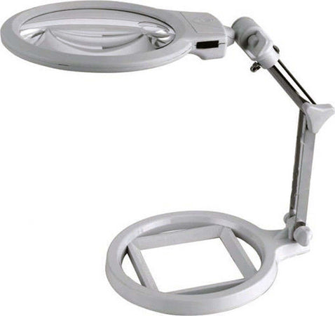 LAMPADA LENTE DI INGRANDIMENTO DA TAVOLO CON LUCE 2 LED PORTATILE 130 MM A 26MM Illuminazione/Illuminazione per interni/Lampade/Lampade da lavoro Trade Shop italia - Napoli, Commerciovirtuoso.it