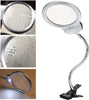 LAMPADA LENTE LED CLIP DA TAVOLO SCRIVANIA UFFICIO INGRANDIMENTO CON PINZA 2 LED Illuminazione/Illuminazione per interni/Lampade/Lampade da lavoro Trade Shop italia - Napoli, Commerciovirtuoso.it