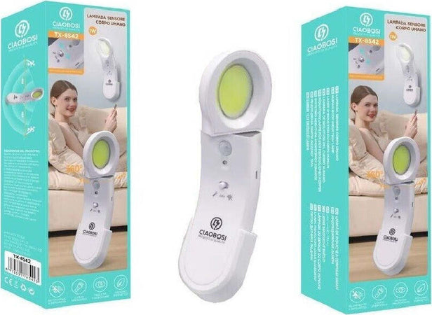 Lampada Luce Con Sensore Movimento Led Per Armadi Portatile Girevole 1w Tx-8542 Illuminazione/Illuminazione per interni/Lampade/Lampade da tavolo e abat-jour Trade Shop italia - Napoli, Commerciovirtuoso.it