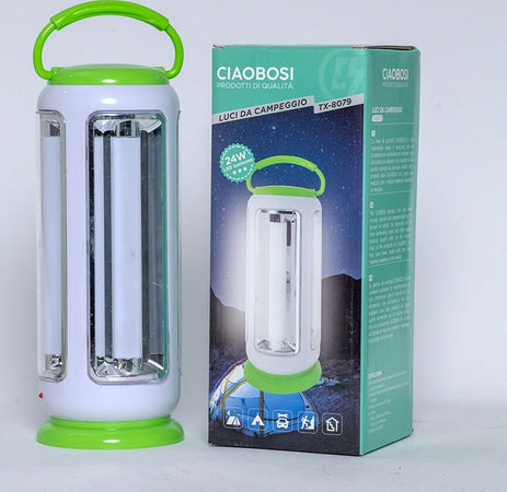 Lampada Luce Emergenza Batteria Ricaricabile Led 24w Tx-8079 Lanterna Campeggio Illuminazione/Illuminazione per interni/Lampade/Lampade da tavolo e abat-jour Trade Shop italia - Napoli, Commerciovirtuoso.it
