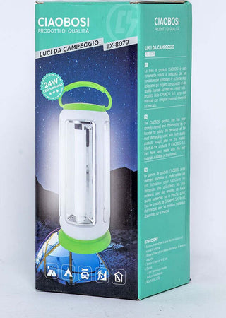 Lampada Luce Emergenza Batteria Ricaricabile Led 24w Tx-8079 Lanterna Campeggio Illuminazione/Illuminazione per interni/Lampade/Lampade da tavolo e abat-jour Trade Shop italia - Napoli, Commerciovirtuoso.it