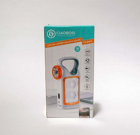 Lampada Luce Emergenza Batterie Ricaricabile 1w Torcia Led Carica Solare Tx-8414 Illuminazione/Illuminazione per interni/Lampade/Lampade da tavolo e abat-jour Trade Shop italia - Napoli, Commerciovirtuoso.it