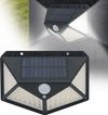 Lampada Luce Faretto Faro Esterno Energia Solare 100 Led Sensore Movimento Illuminazione/Illuminazione per esterni/Proiettori Trade Shop italia - Napoli, Commerciovirtuoso.it