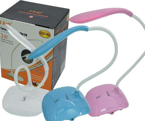 Lampada Luce Led Da Scrivania Tavolo 3 Watt 500mah Snodata Casa Ufficio Led-162 Illuminazione/Illuminazione per interni/Lampade/Lampade da tavolo e abat-jour Trade Shop italia - Napoli, Commerciovirtuoso.it