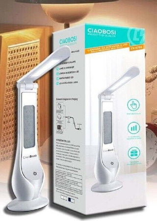 Lampada Luce Led Touch Tavolo Scrivania Calendario Orologio Ufficio Casa Tx-9755 Illuminazione/Illuminazione per interni/Lampade/Lampade da tavolo e abat-jour Trade Shop italia - Napoli, Commerciovirtuoso.it