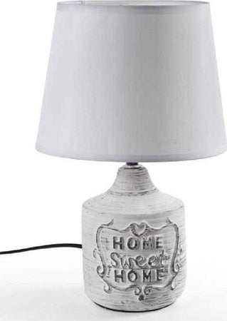 Lampada Lumetto Abat-jour 22x34cm Da Tavolo Base Ceramica Home Sweet 3col 779138 Illuminazione/Illuminazione per interni/Lampade/Lampade da tavolo e abat-jour Trade Shop italia - Napoli, Commerciovirtuoso.it