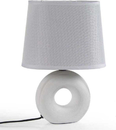Lampada Lumetto Abat Jour Ceramica Tavolo Comodino E14 60w Design 26x10cm 793820 Illuminazione/Illuminazione per interni/Lampade/Lampade da tavolo e abat-jour Trade Shop italia - Napoli, Commerciovirtuoso.it