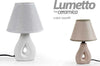 Lampada-Lumetto-Abat-Jour-Ceramica-Tavolo-Comodino-E14-Colori-Assortiti-793806