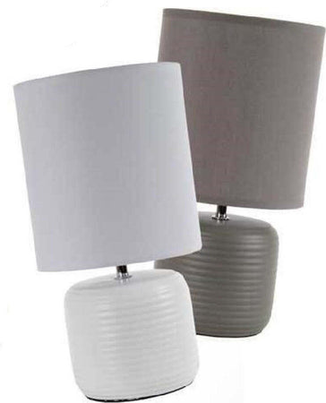 Lampada Lumetto Abat Jour Tavolo Base Ceramica Matt 18x35 Cm Vari Colori 752452 Illuminazione/Illuminazione per interni/Lampade/Lampade da tavolo e abat-jour Trade Shop italia - Napoli, Commerciovirtuoso.it