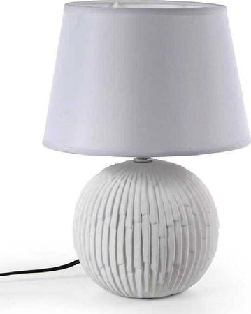 Lampada Lumetto Abat Jour Tavolo Comodino Base Ceramica Classica 29x15cm 806179 Illuminazione/Illuminazione per interni/Lampade/Lampade da tavolo e abat-jour Trade Shop italia - Napoli, Commerciovirtuoso.it