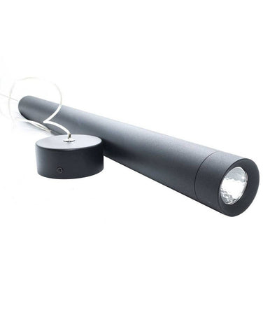 Lampada Moderna Sospensione 120cm Slim Tondo Led 5watt Luce 3000k Cucina Pub Bar