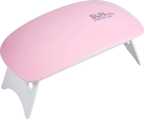 Lampada per Unghie per Smalto Gel SUN Mini 6W UV LED Professionale USB Nail art durata 50000h Memoria e Funzione tim Portatile