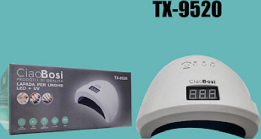 Lampada Per Unghie Uv Led 48 Watt Per Asciugatura Smalto Gel Display Lcd Tx-9520 Bellezza/Manicure e pedicure/Decorazioni per unghie/Strumenti/Asciuga unghie e lampade UV Trade Shop italia - Napoli, Commerciovirtuoso.it