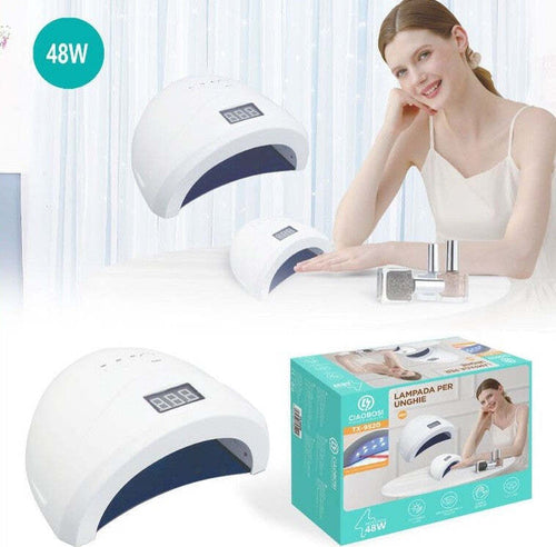 Lampada Per Unghie Uv Led 48 Watt Per Asciugatura Smalto Gel Display Lcd Tx-9520 Bellezza/Manicure e pedicure/Decorazioni per unghie/Strumenti/Asciuga unghie e lampade UV Trade Shop italia - Napoli, Commerciovirtuoso.it