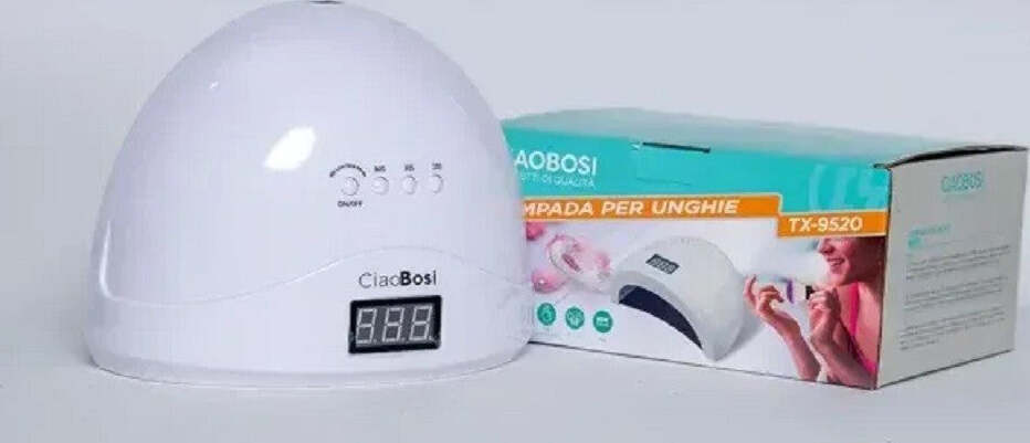 Lampada Per Unghie Uv Led 48 Watt Per Asciugatura Smalto Gel Display Lcd Tx-9520 Bellezza/Manicure e pedicure/Decorazioni per unghie/Strumenti/Asciuga unghie e lampade UV Trade Shop italia - Napoli, Commerciovirtuoso.it