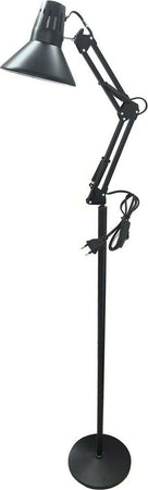 Lampada-Piantana-Da-Terra-Porta-Lampadina-E27-Casa-Ufficio-Lume-Nero-Universo