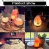 LAMPADA PIETRA DI SALE HIMALAYANO CON BASE IN CEDRO ALLEVIA STRESS PURIFICA ARIA  Trade Shop italia - Napoli, Commerciovirtuoso.it