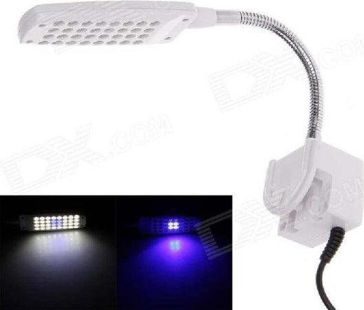 LAMPADA PLAFONIERA 32 LED LUCE ACQUARIO BORDO VASCA W WATT DEE-028 Prodotti per animali domestici/Pesci e animali d'acqua/Illuminazione per acquario Trade Shop italia - Napoli, Commerciovirtuoso.it