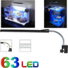 LAMPADA PLAFONIERA 63 LED LUCE ACQUARIO BORDO VASCA 6 W COLORE BIANCO BLU 30 CM Prodotti per animali domestici/Pesci e animali d'acqua/Illuminazione per acquario Trade Shop italia - Napoli, Commerciovirtuoso.it