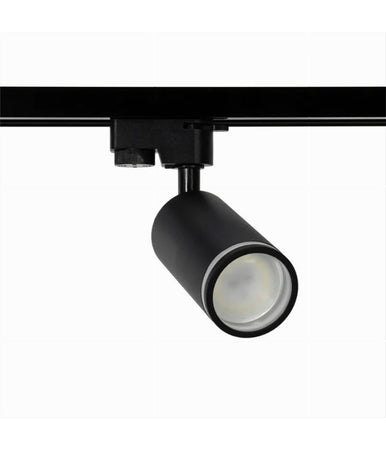 Lampada Portafaretto Cilindrico Per Binario Monofase Orientabile Attacco Gu10 194c
