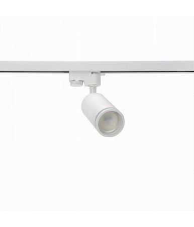 Lampada Portafaretto Cilindrico Per Binario Monofase Orientabile Attacco Gu10 194c
