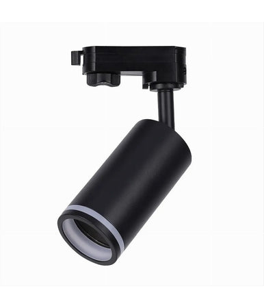Lampada Portafaretto Cilindrico Per Binario Monofase Orientabile Attacco Gu10 194c