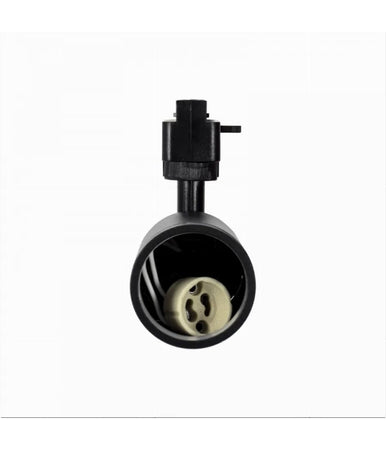 Lampada Portafaretto Cilindrico Per Binario Monofase Orientabile Attacco Gu10 194c