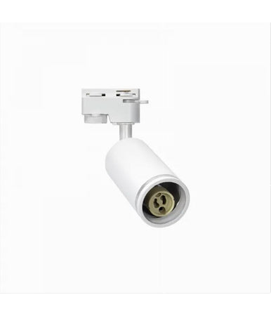 Lampada Portafaretto Cilindrico Per Binario Monofase Orientabile Attacco Gu10 194c