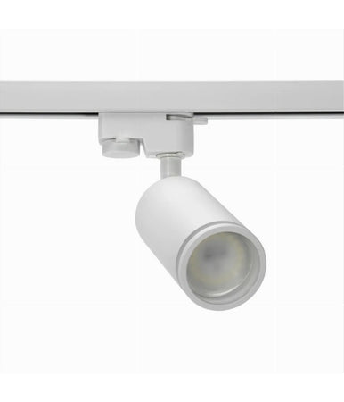 Lampada Portafaretto Cilindrico Per Binario Monofase Orientabile Attacco Gu10 194c