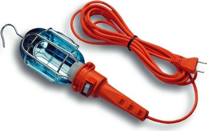 LAMPADA PORTATILE CON 10 MT DI CAVO GANCIO LAVORO VIAGGIO AUTO CAMPER ROULOTTE Fai da te/Sicurezza e protezione/Torce/Torce elettriche portatili (standard) Trade Shop italia - Napoli, Commerciovirtuoso.it