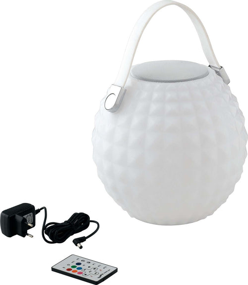 Lampada Portatile Led Geco Dj Bianca 3W 180Lm Rgbw Ip44 Con Telecomando 25,5X23,5Cm Illuminazione/Illuminazione per esterni/Luci per sentieri Led Mall Home - Napoli, Commerciovirtuoso.it