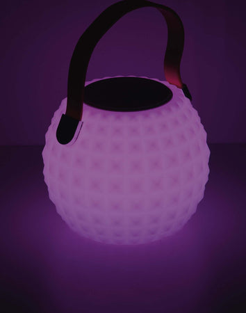 Lampada Portatile Led Geco Dj Bianca 3W 180Lm Rgbw Ip44 Con Telecomando 25,5X23,5Cm Illuminazione/Illuminazione per esterni/Luci per sentieri Led Mall Home - Napoli, Commerciovirtuoso.it