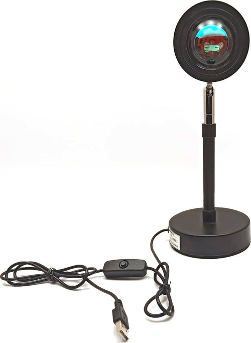 Lampada proiettore tramonto USB atmosfera LED luce notturna lampada da scrivania decorazione 5V