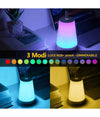 Lampada Ricaricabile Portatile Led Rgb Bambini Relax Notturna Touch Dimmerabile 3w