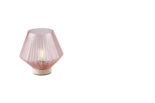 Lampada Rosa Vetro Special Gifts – Bomboniera 12,5x18 cm con Scatola