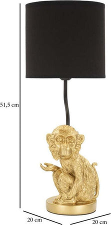 Lampada Scimmia Seduta Cm 20X51,5 Illuminazione/Illuminazione per interni/Lampade/Lampade da tavolo e abat-jour Led Mall Home - Napoli, Commerciovirtuoso.it