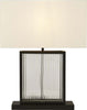 Lampada-Scrivania-Contemporanea-Clarendon-Acciaio-Nero-Vetro-Bianco-1-Luce-E27