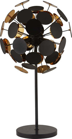 Lampada-Scrivania-Contemporanea-Disco-Acciaio-Nero-Policarbonato-Oro-1-Luce-E14