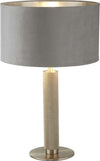 Lampada-Scrivania-Contemporanea-Londra-Acciaio-Ottone-Velluto-Grigio-1-Luce-E27