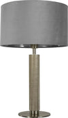Lampada-Scrivania-Contemporanea-Londra-Acciaio-Ottone-Velluto-Grigio-1-Luce-E27