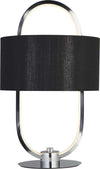 Lampada-Scrivania-Contemporanea-Madrid-Acciaio-Cromo-Tessuto-Nero-Led-10W-3000K