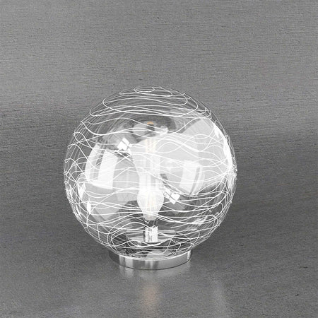 Lampada-Scrivania-Contemporanea-Moon-Metallo-Cromo-Vetro-Bianco-1-Luce-E27-30Cm