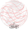 Lampada-Scrivania-Contemporanea-Moon-Metallo-Cromo-Vetro-Rosso-1-Luce-E27-40Cm