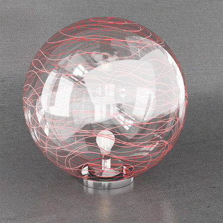 Lampada-Scrivania-Contemporanea-Moon-Metallo-Cromo-Vetro-Rosso-1-Luce-E27-40Cm