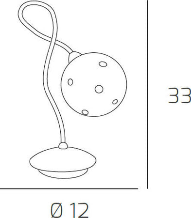 Lampada-Scrivania-Contemporanea-Super-Ball-Metallo-Cromo-Vetro-Pirex-1-Luce-G9
