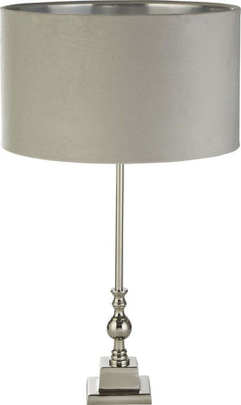 Lampada-Scrivania-Contemporanea-Whitby-Metallo-Nichel-Velluto-Grigio-1-Luce-E27