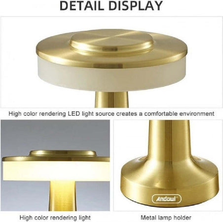 Lampada Scrivania Led Portatile 3 Sfumature Luce Touch Usb Ricaricabile Q-tl145 Illuminazione/Illuminazione per interni/Lampade/Lampade da tavolo e abat-jour Trade Shop italia - Napoli, Commerciovirtuoso.it