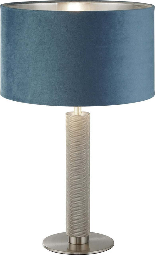 Lampada-Scrivania-Londra-Acciaio-Ottone-Velluto-Verde-Acqua-1-Luce-E27