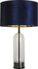 Lampada-Scrivania-Oxford-Acciaio-Ottone-Tessuto-Blu-Scuro-1-Luce-E27
