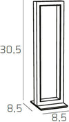 Lampada-Scrivania-Ufficio-Moderna-Dna-Alluminio-Bianco-Led-8W
